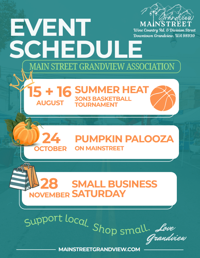 Main Street Grandview event schedule
