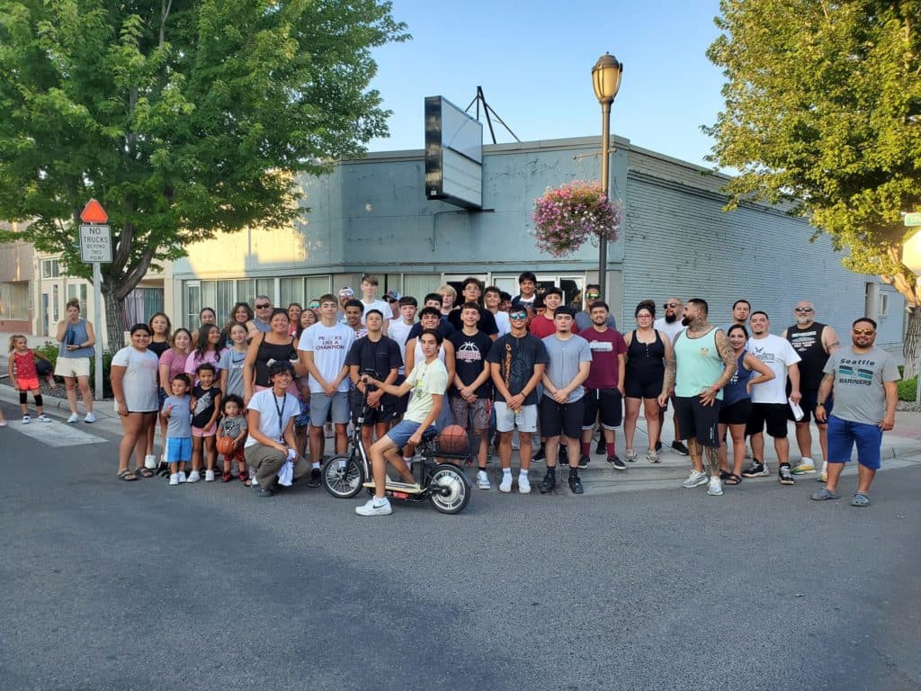 Grandview community gathered downtown